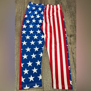 Patriotic Stars and Stripes Women’s leggings